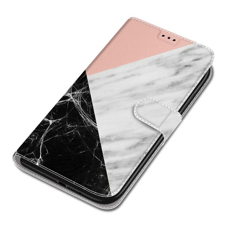 Kotelot Samsung Galaxy S22 Ultra 5G Marble Elegance Hihnalla