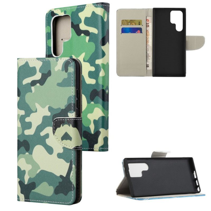 Kotelot Samsung Galaxy S22 Ultra 5G Military Camouflage