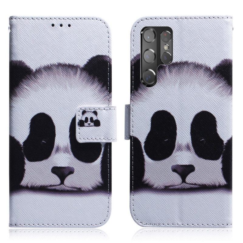 Kotelot Samsung Galaxy S22 Ultra 5G Panda Kasvot