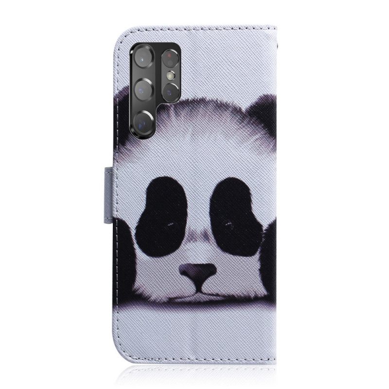 Kotelot Samsung Galaxy S22 Ultra 5G Panda Kasvot