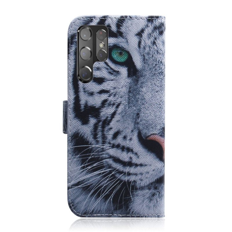 Kotelot Samsung Galaxy S22 Ultra 5G Tiger Face