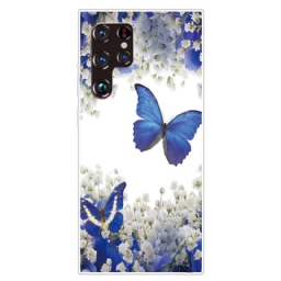 Kuori Samsung Galaxy S22 Ultra 5G Butterflies Design