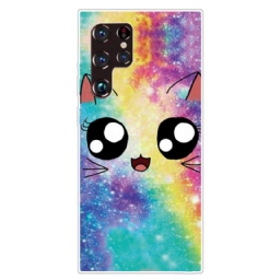 Kuori Samsung Galaxy S22 Ultra 5G Cat Cartoon