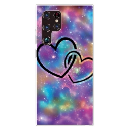 Kuori Samsung Galaxy S22 Ultra 5G Chaised Hearts