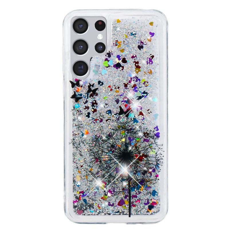 Kuori Samsung Galaxy S22 Ultra 5G Dandelions Glitter