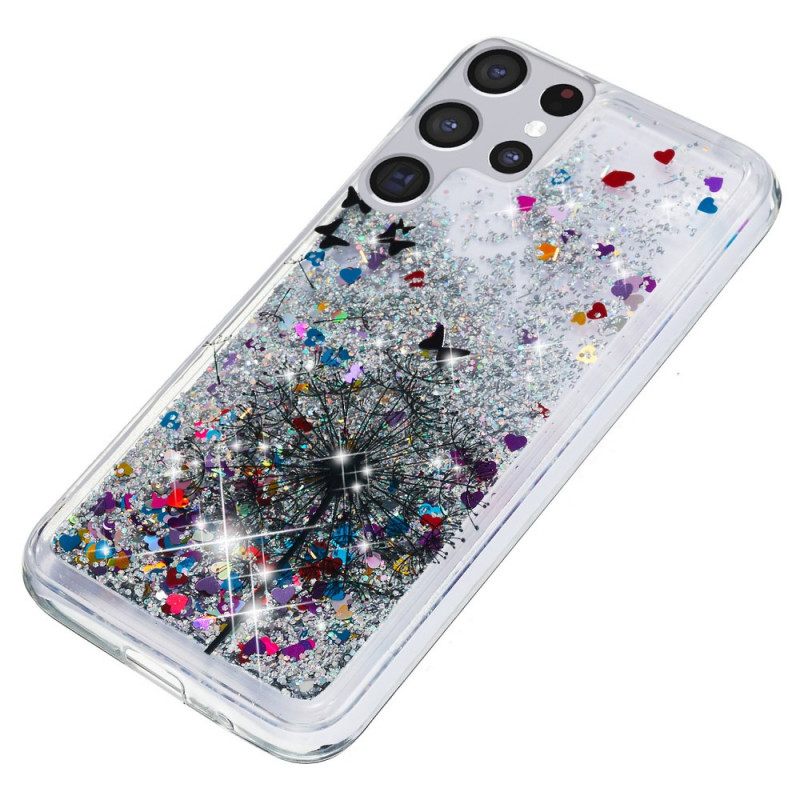 Kuori Samsung Galaxy S22 Ultra 5G Dandelions Glitter