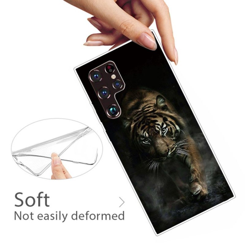 Kuori Samsung Galaxy S22 Ultra 5G Flexible Tiger