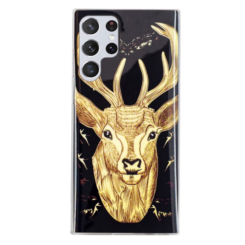 Kuori Samsung Galaxy S22 Ultra 5G Fluorescent Majestic Stag