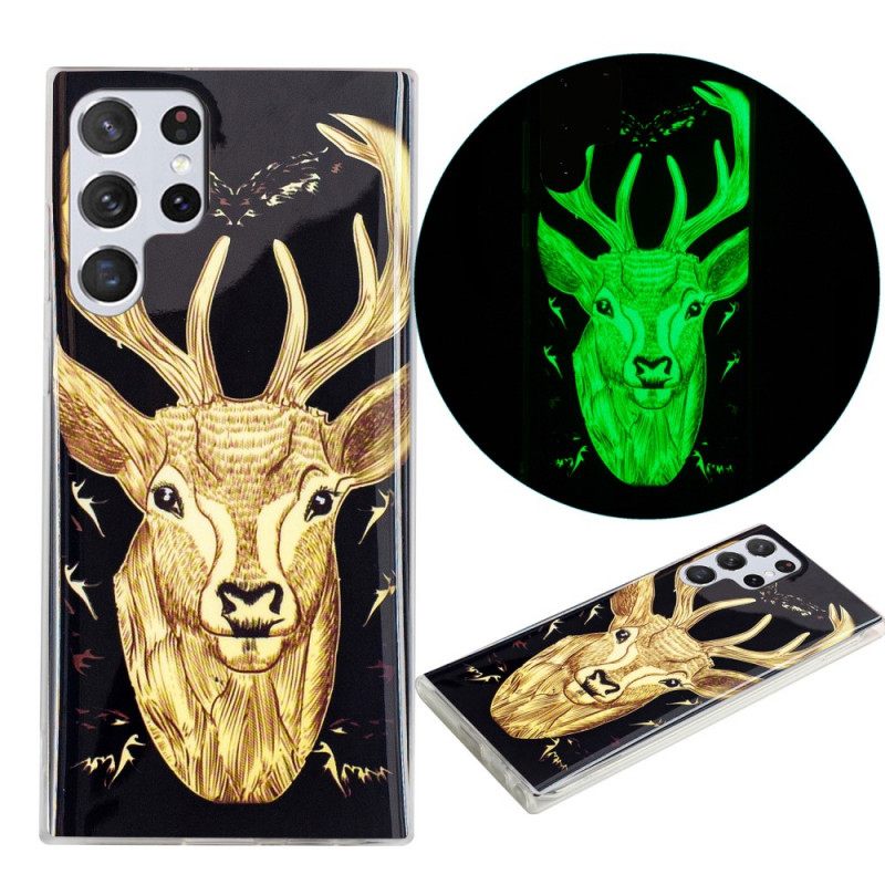 Kuori Samsung Galaxy S22 Ultra 5G Fluorescent Majestic Stag