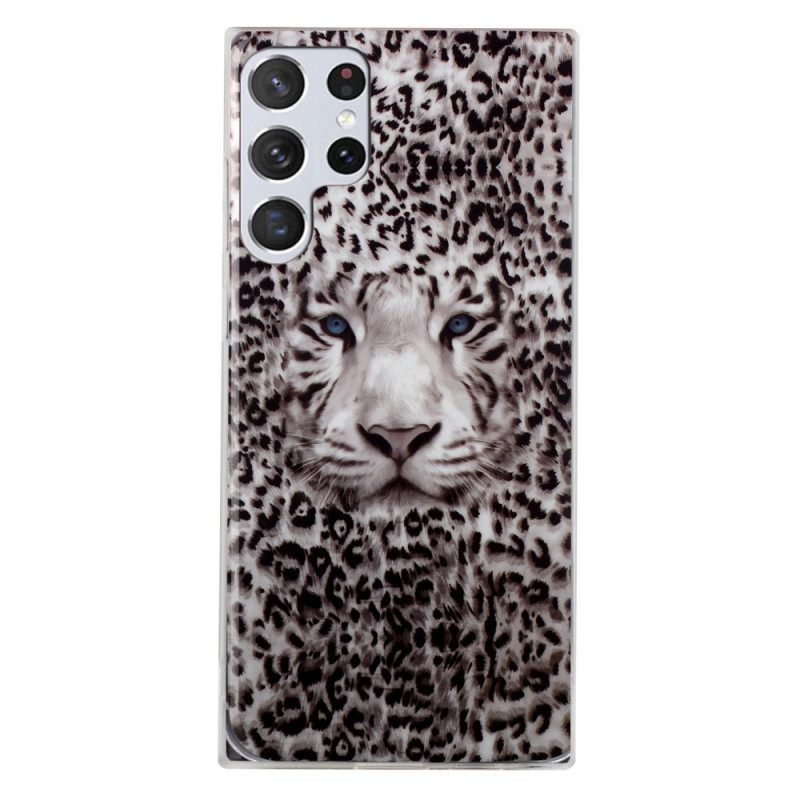 Kuori Samsung Galaxy S22 Ultra 5G Fluoresoiva Leopard