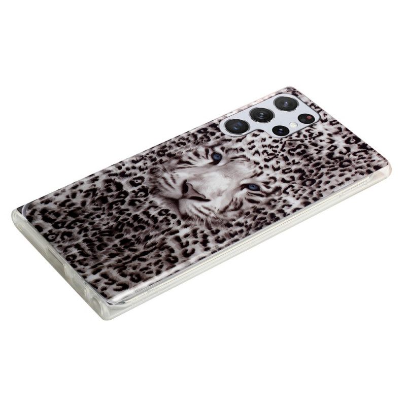 Kuori Samsung Galaxy S22 Ultra 5G Fluoresoiva Leopard