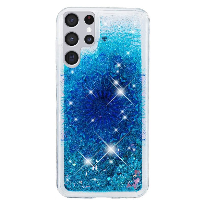 Kuori Samsung Galaxy S22 Ultra 5G Glitter Mandala