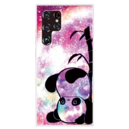 Kuori Samsung Galaxy S22 Ultra 5G Panda Ja Bamboo