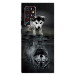 Kuori Samsung Galaxy S22 Ultra 5G Puppy Dream