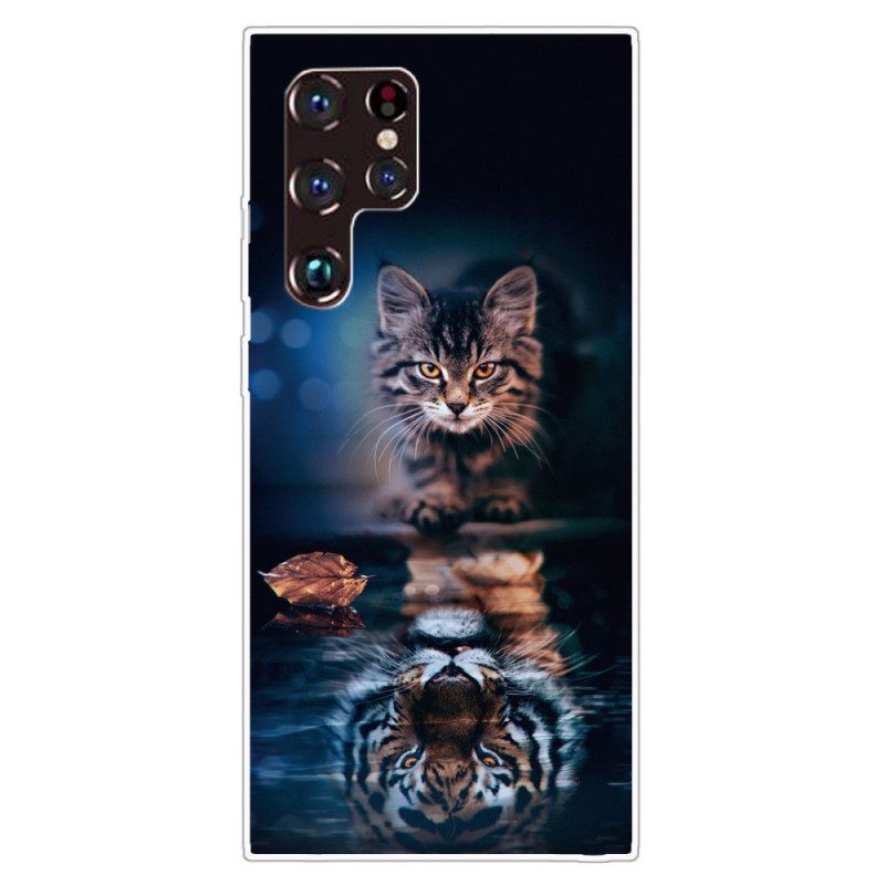 Kuori Samsung Galaxy S22 Ultra 5G Reflection Cat