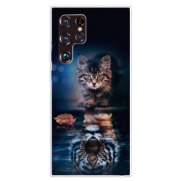 Kuori Samsung Galaxy S22 Ultra 5G Reflection Cat