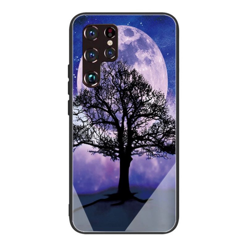 Kuori Samsung Galaxy S22 Ultra 5G Tempered Glass World Tree