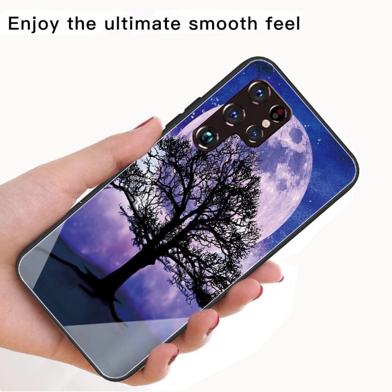 Kuori Samsung Galaxy S22 Ultra 5G Tempered Glass World Tree