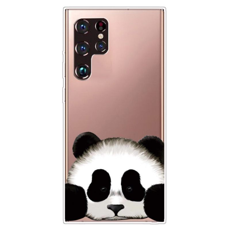 Kuori Samsung Galaxy S22 Ultra 5G Transparent Panda