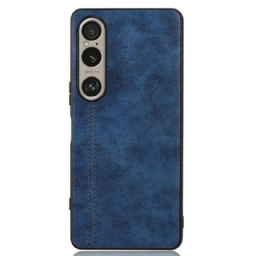 Kuori Sony Xperia 1 Vi Nahkajäljitelmä