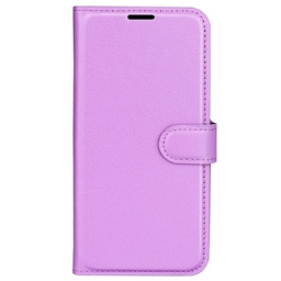 Nahkakotelo Sony Xperia 1 Vi Classic Litchi Faux Leather