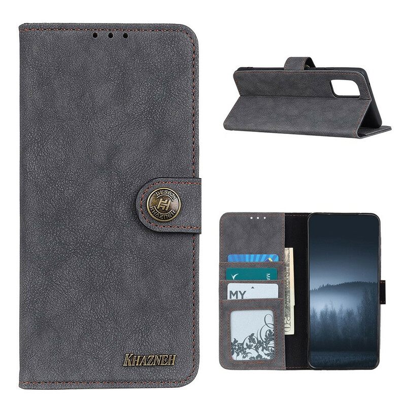 Kotelot Samsung Galaxy M51 Faux Leather Split Retro Khazneh