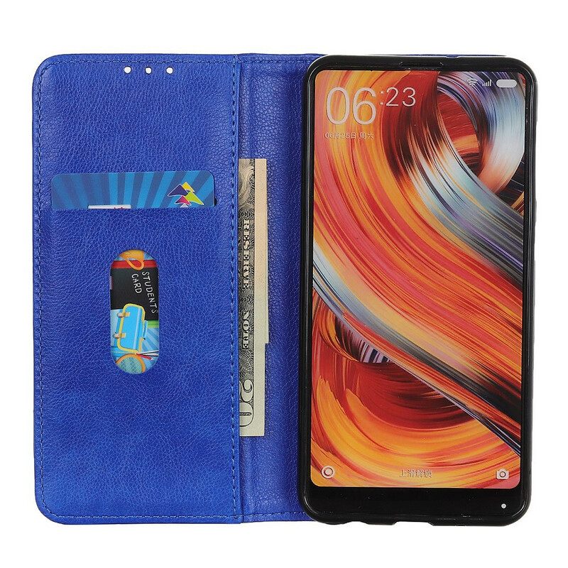 Puhelinkuoret Samsung Galaxy M51 Kotelot Flip Elegance Split Litchi Leather