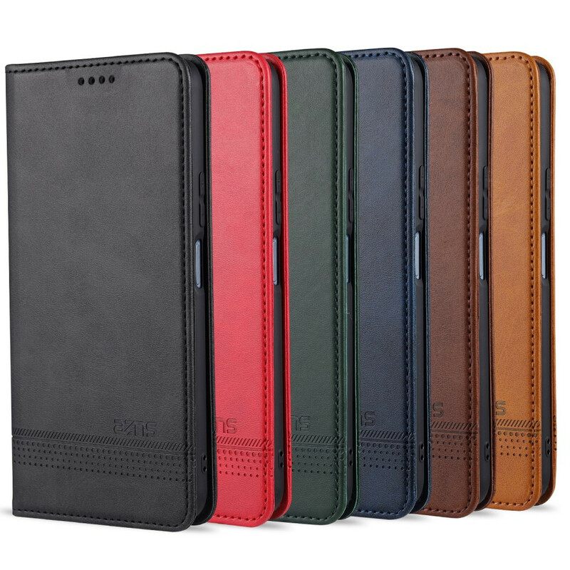 Puhelinkuoret Huawei P40 Lite 5G Kotelot Flip Style Leather Azns