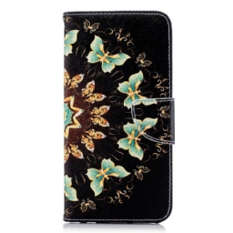 Kotelot Huawei Y7 2018 / Honor 7C Mandala Butterflies