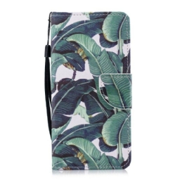 Kotelot Huawei Y7 2018 / Honor 7C Suojaketju Kuori Tropical Leaves Strappy