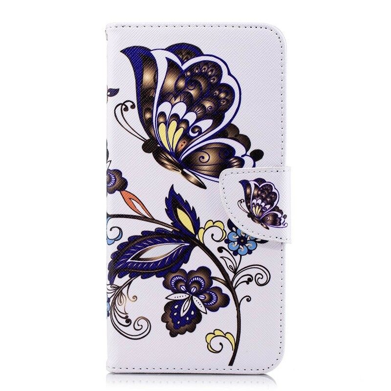 Kotelot Huawei Y7 2018 / Honor 7C Tattoo Butterfly