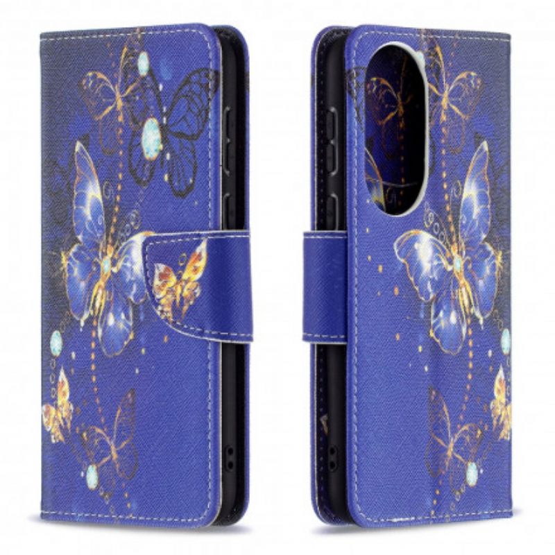 Flip Case Huawei P50 Butterflies In The Night