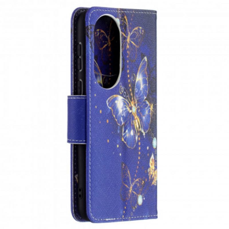 Flip Case Huawei P50 Butterflies In The Night