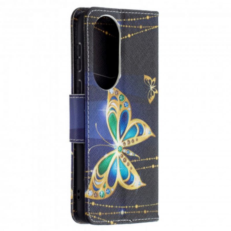 Flip Case Huawei P50 Magic Butterfly