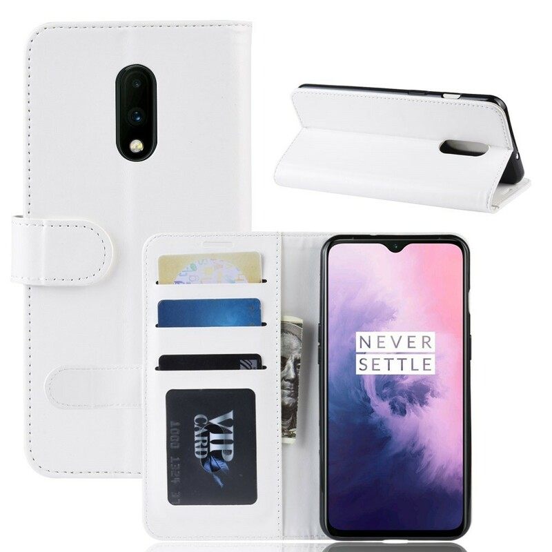 Kotelot OnePlus 7 Premium Faux Leather