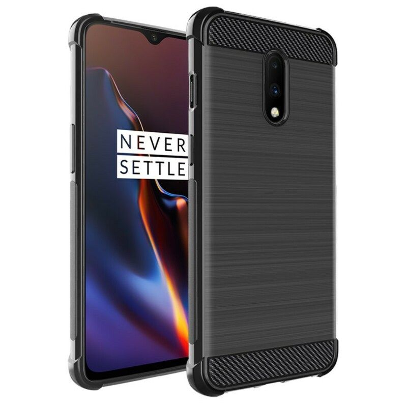 Kuori OnePlus 7 Harjattu Hiilikuitu Imak