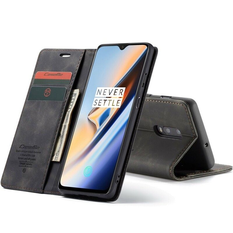 Puhelinkuoret OnePlus 7 Kotelot Flip Caseme Keinonahka