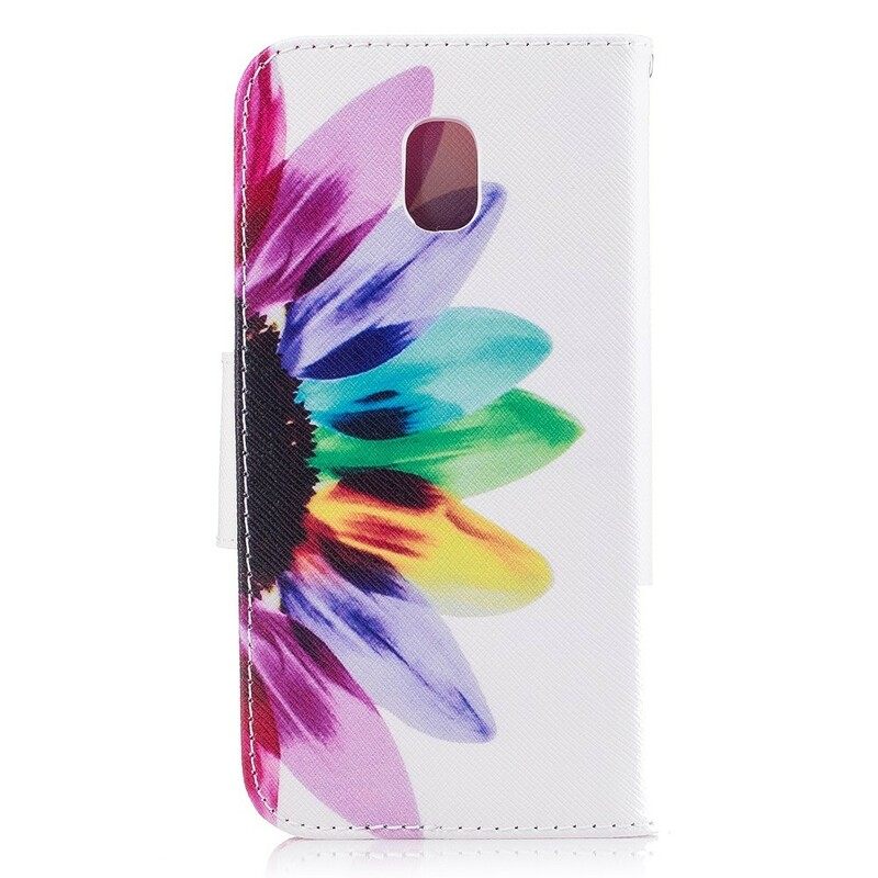 Flip Case Samsung Galaxy J7 2017 Flower Watercolour