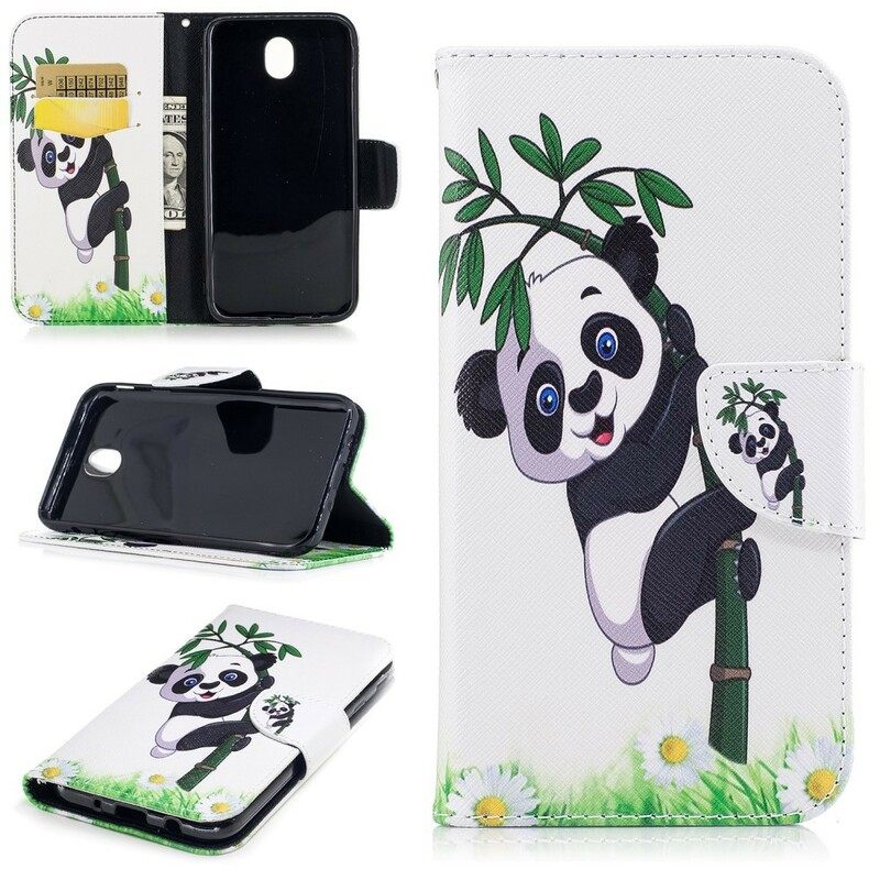 Flip Case Samsung Galaxy J7 2017 Panda Bambulla