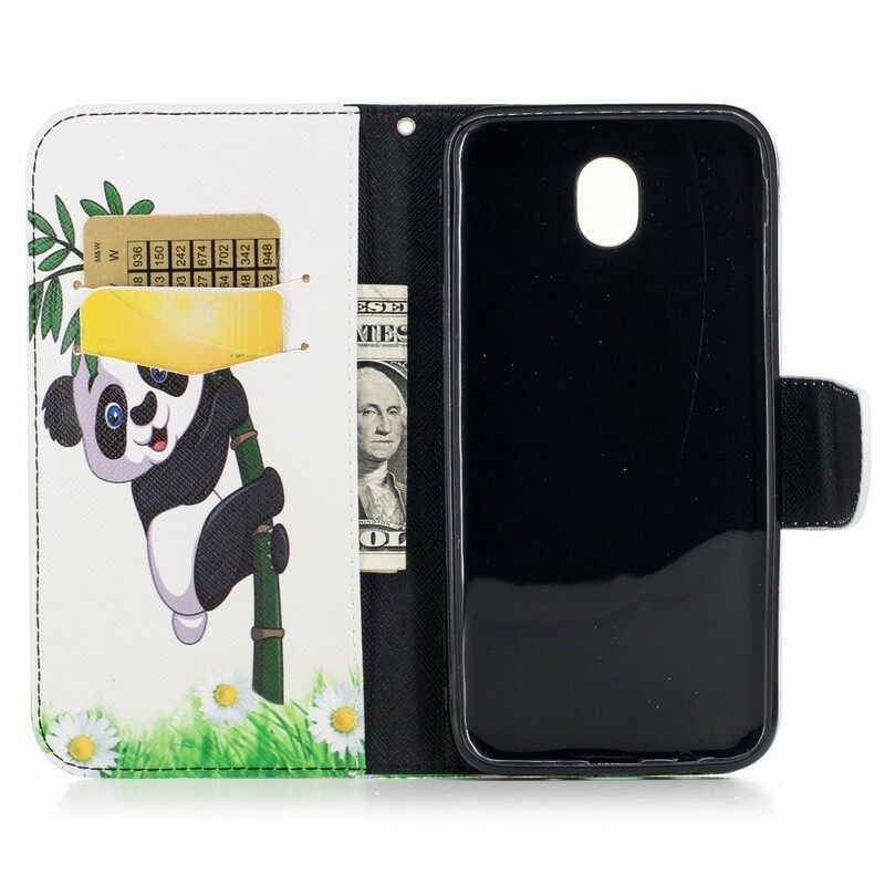 Flip Case Samsung Galaxy J7 2017 Panda Bambulla