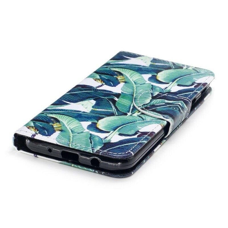 Kotelot Samsung Galaxy J7 2017 Suojaketju Kuori Tropical Leaves Strappy