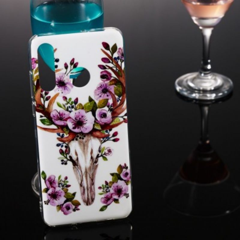 Case Huawei P30 Lite Fluoresoiva Kukka Wapiti