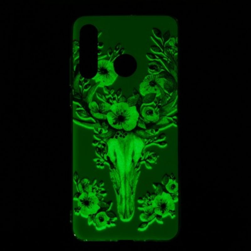 Case Huawei P30 Lite Fluoresoiva Kukka Wapiti