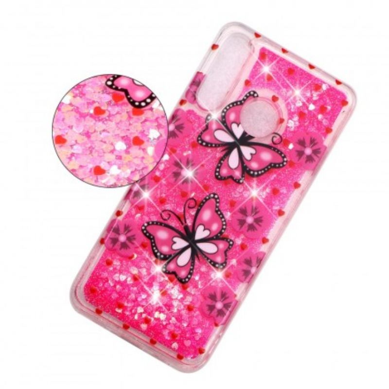 Case Huawei P30 Lite Glitter Butterflies