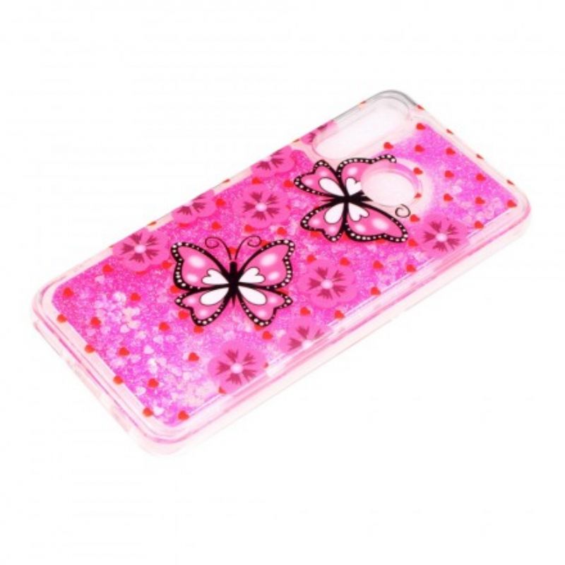 Case Huawei P30 Lite Glitter Butterflies