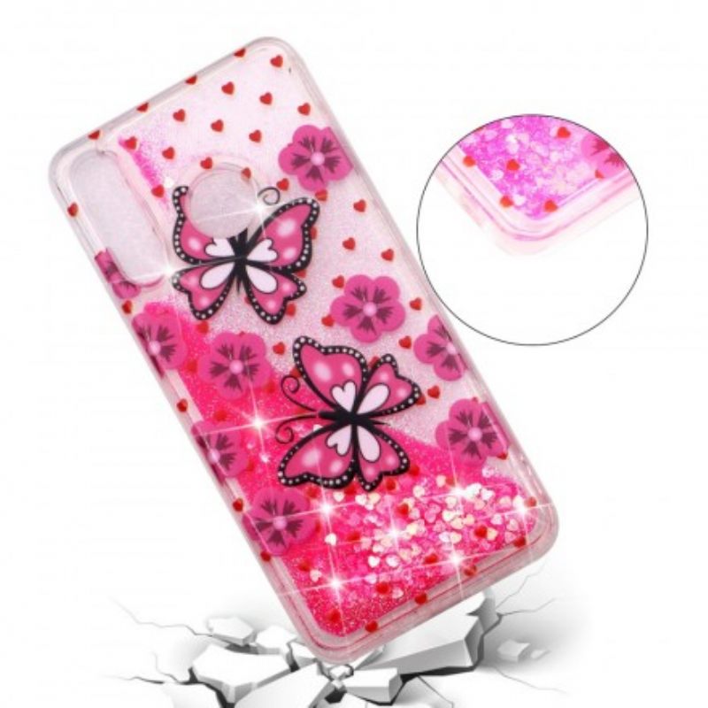 Case Huawei P30 Lite Glitter Butterflies