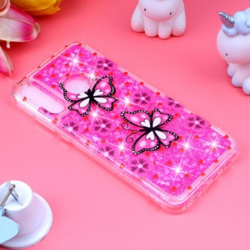 Case Huawei P30 Lite Glitter Butterflies