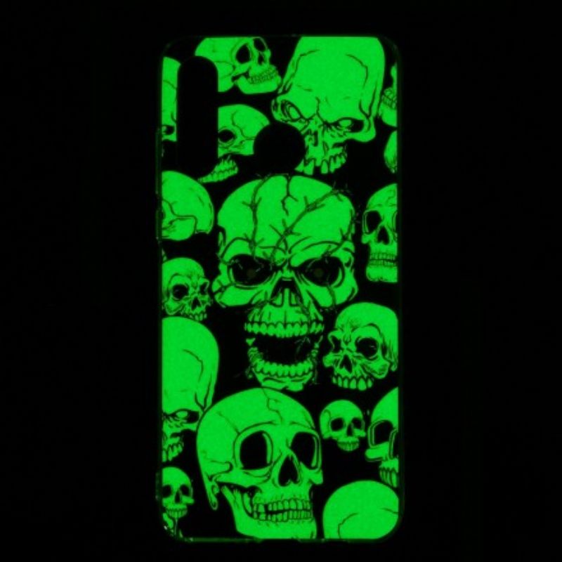 Case Huawei P30 Lite Varoitus Fluoresoivat Pääkallot