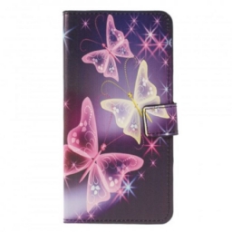 Kotelot Huawei P30 Lite Neon Butterflies