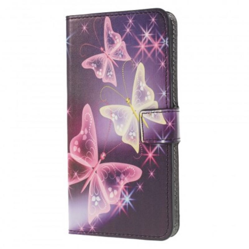 Kotelot Huawei P30 Lite Neon Butterflies